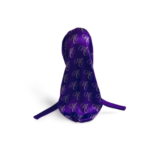 Outstanding Purple Blinged Bonnet | It's The Best For Hair