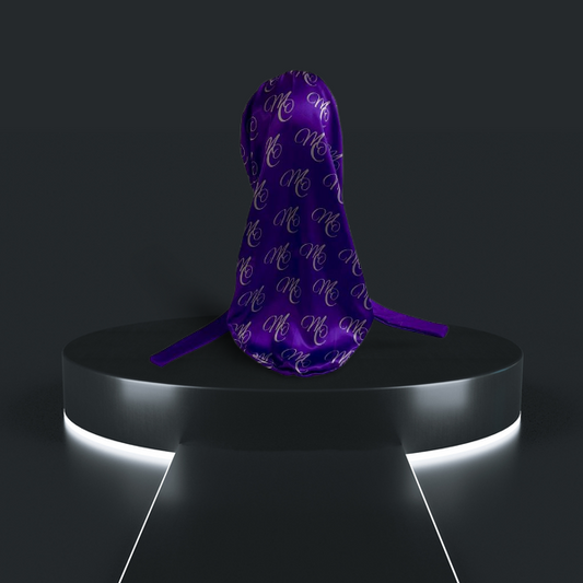 Outstanding Purple Blinged Bonnet | It's The Best For Hair